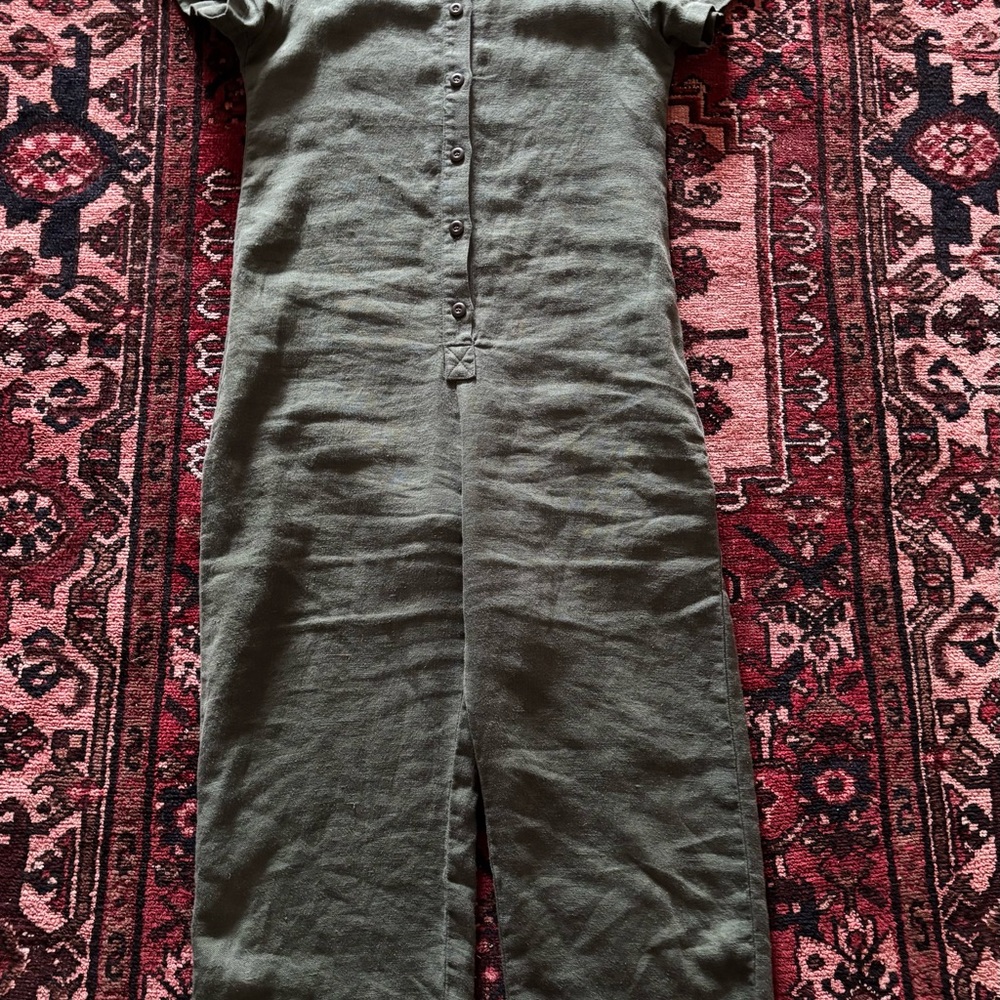Jungmaven Stillwater Pant Romper Jumpsuit Hunter Green